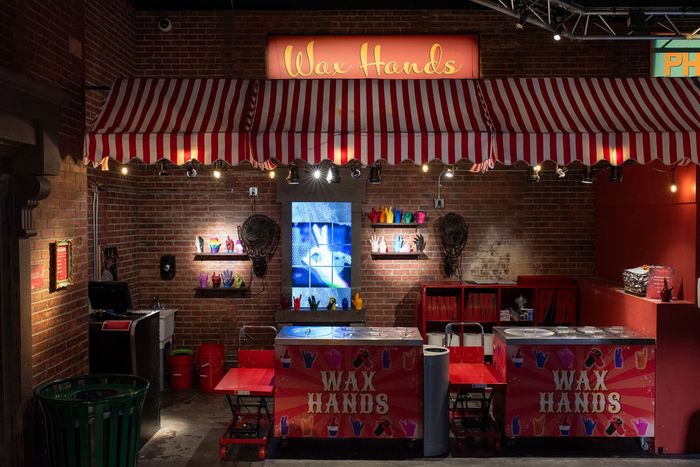 WaxHands installation