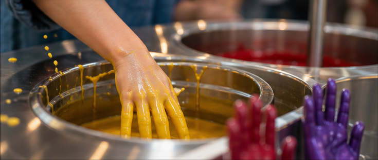 WaxHands in action